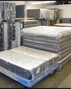 Comfort King Pillowtop Mattress (Firm) + Split Boxsprings! 