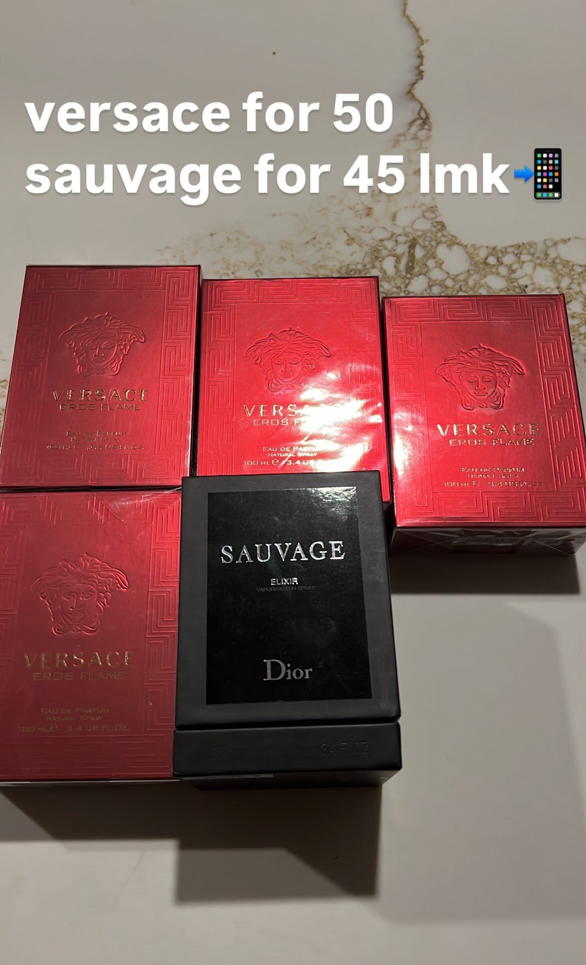 versace parfum, dior sauvage elixir