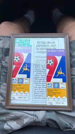 2 FIFA World Cup tickets from 1994 U.S.A