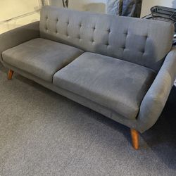 Mid century modern sofa and loveseat!