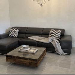 Modani Leather Sofa Couch