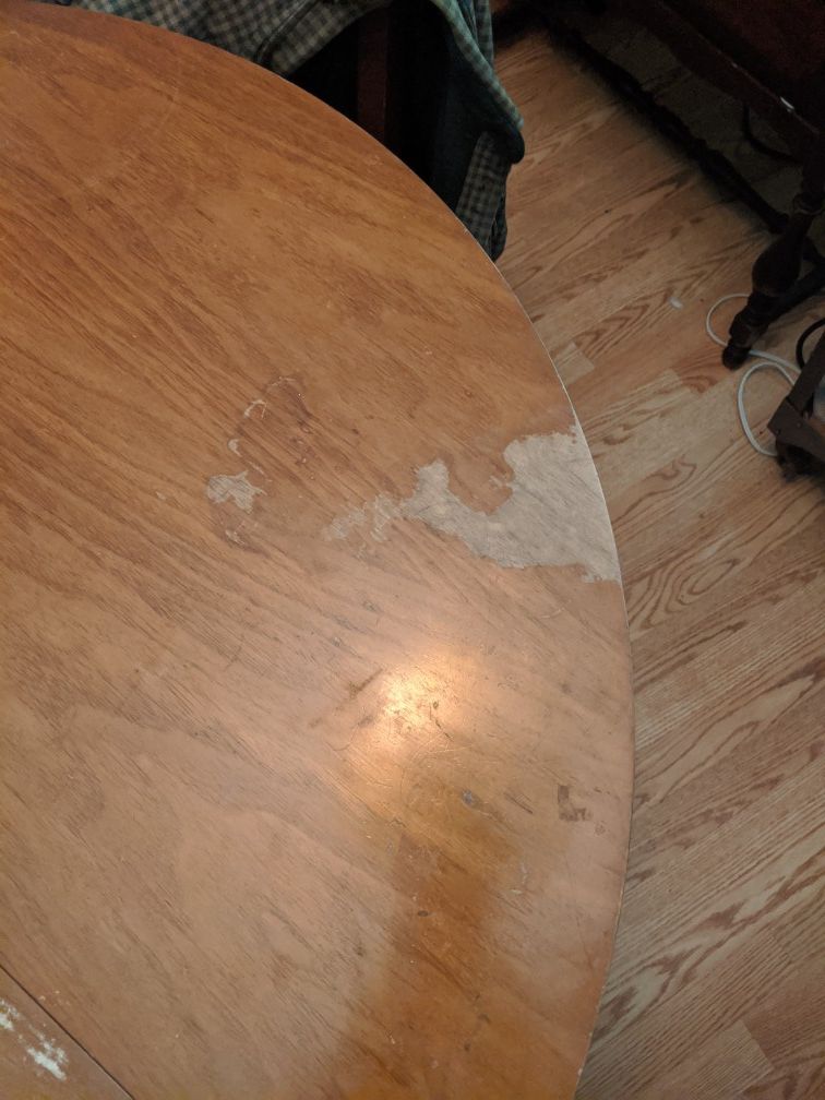 Mid century dining room table w/4 chairs
