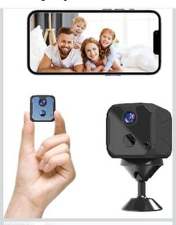 New ZHENHAN 1440P HD Mini WiFi Security Camera – Indoor Wireless Rechargeable Pet/Home/Office Surveillance with Motion Detection, Night Vision, 100-Da