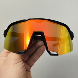 NEW Polarized 100% Brand Sport Glasses Baseball/ Softball/ Golf/ Cycling