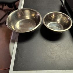 Dog Or Cats Feed Water Bowls 