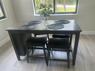 Table and chairs