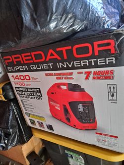 Predator 1400WSuper Quiet Inverter Generator