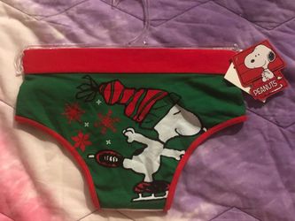 New Snoopy on ice skates women’s Xsmall underwear