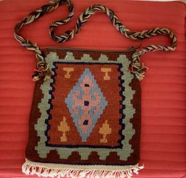 Hand-knotted Bohemian Bag