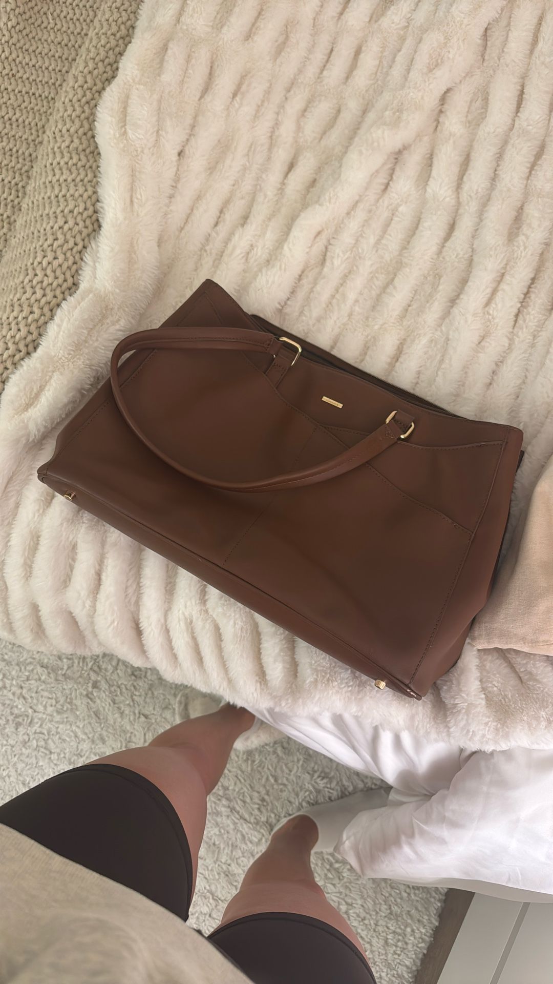 Brown Tote Handbag