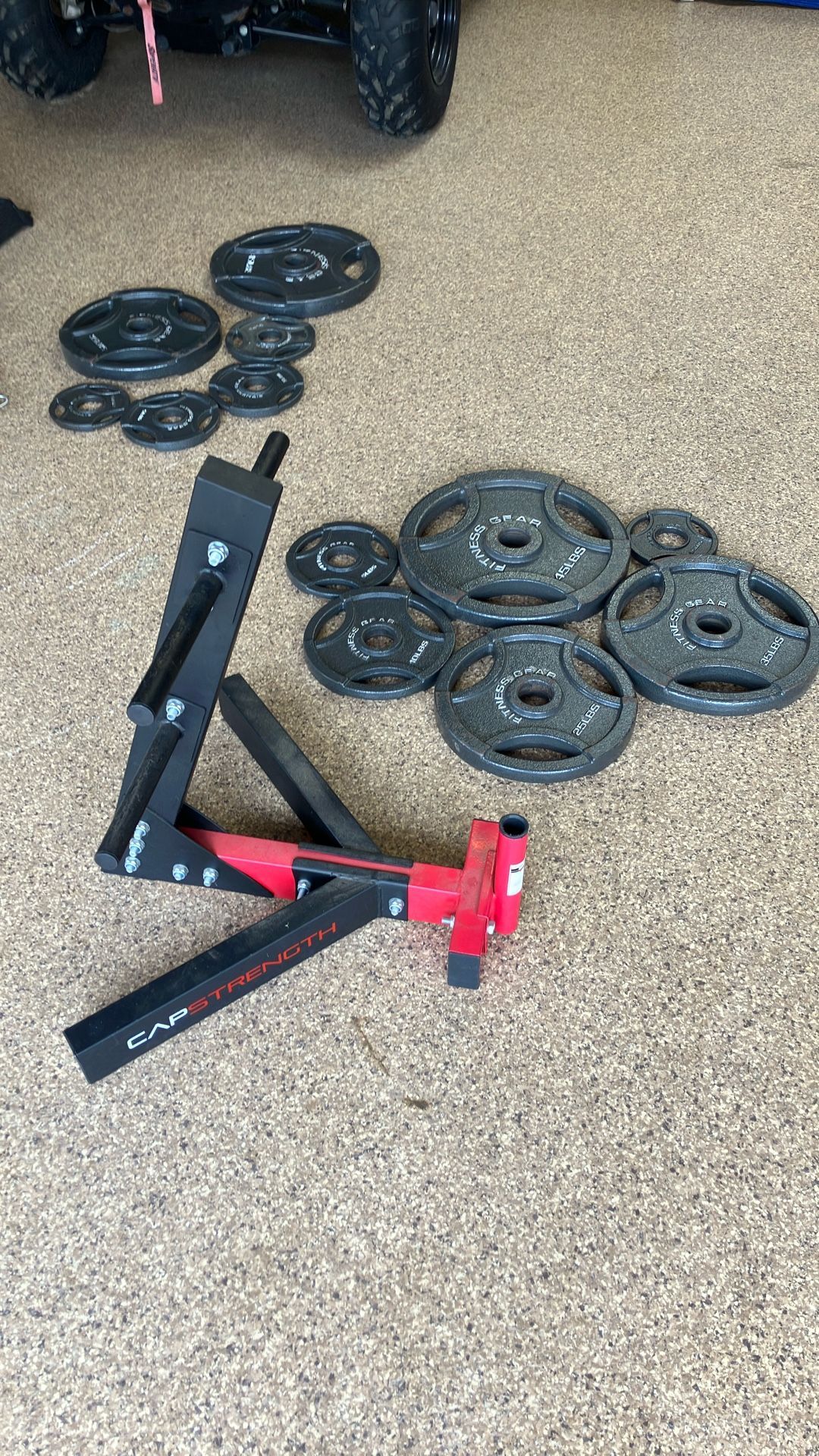 Complete Weight Set With Rack