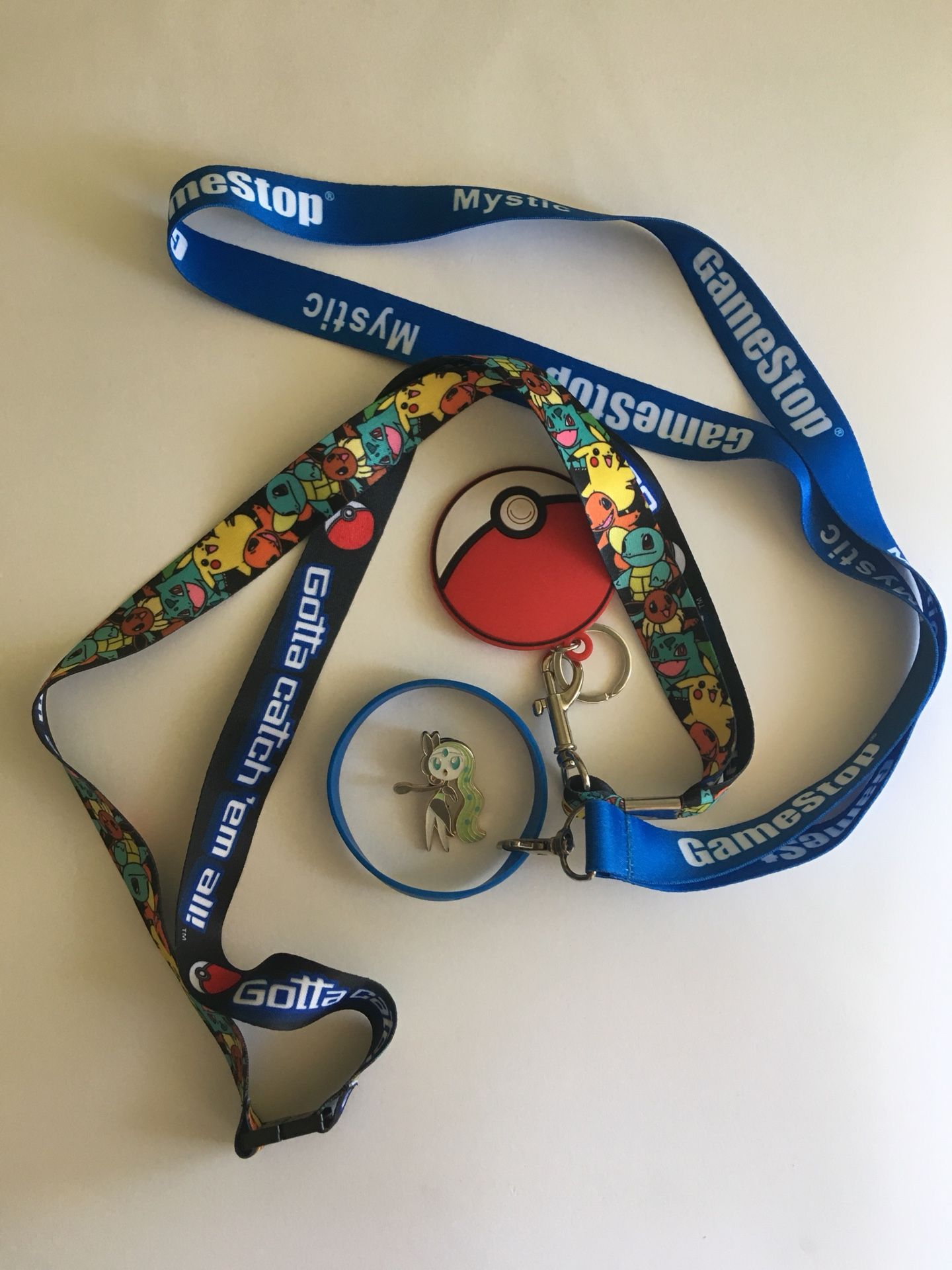 New Pokémon lanyards+Pin