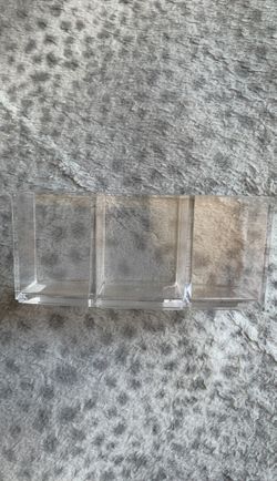 Acrylic makeup brush organizer