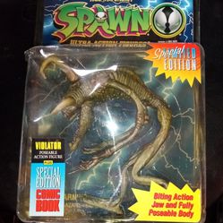Spawn Violator Figurine With Special Limited Edition Comic Book