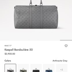 Louis Vuitton Keepall Bandoulière 50