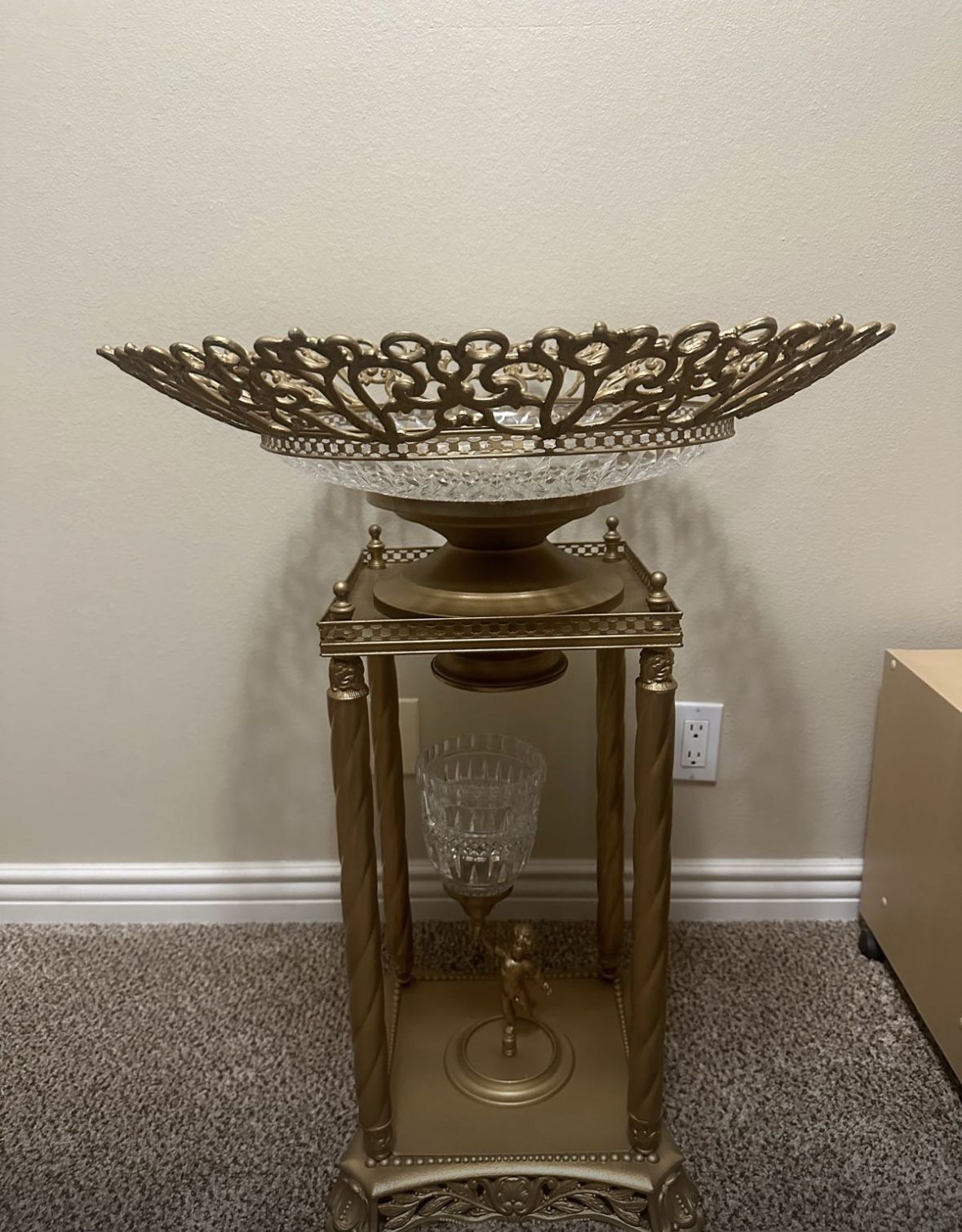 Brass Vintage decorative/ fruit display stand