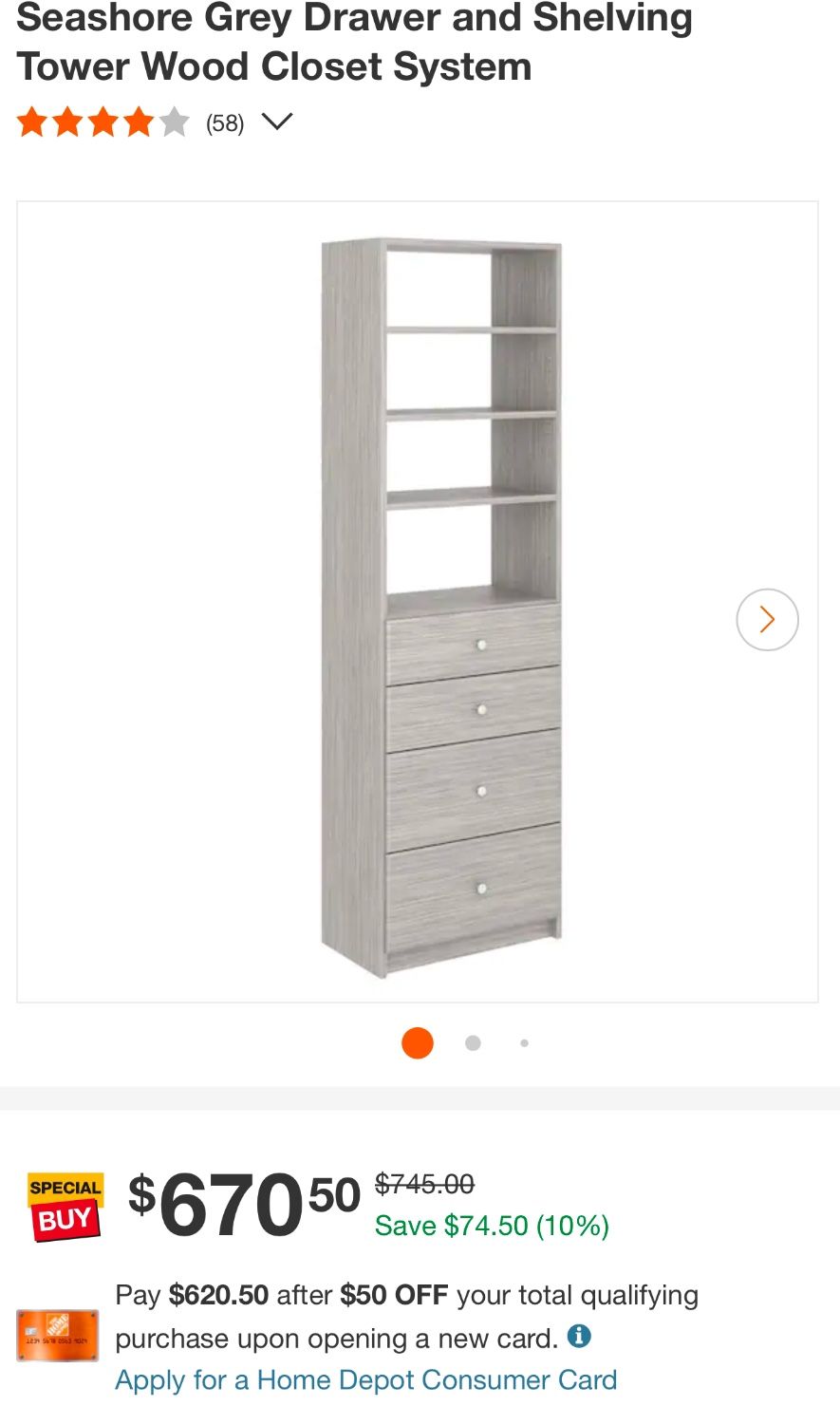 Closet Shelving System