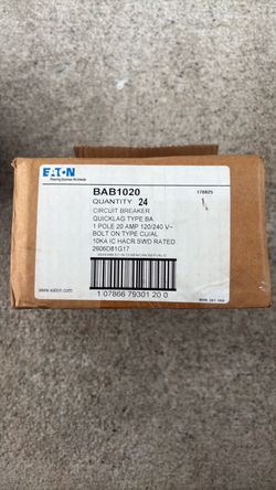 EATON 20 amp Circuit Breakers