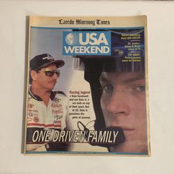 Vintage USA Weekend “One Driven Family” Dale Earnhardt Issue August 1998 Newpaper