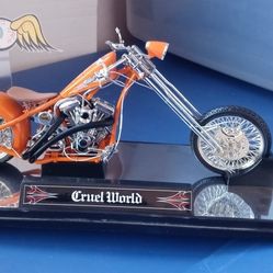 Die Cast Metal -  Von Dutch Kustom Cycle Model-New Condition. -