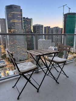 Outdoor Bistro Table and Chair Set