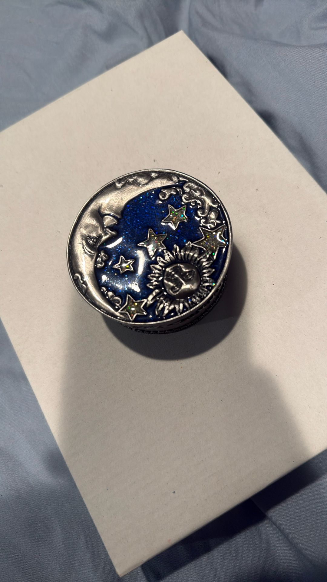 Vintage Celestial Trinket Box 