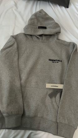 Gray essentials hoodie