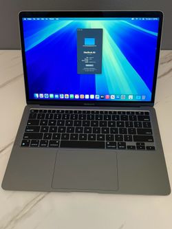 13” M1 Apple MacBook Air 256GB SSD Space Gray with Brand New Sealed Charging Brick
