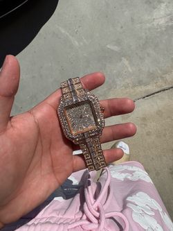 Moissanite Rose gold Cartier