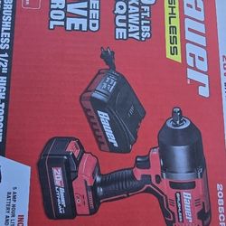 Bauer 20v Impact W Battery And Chrgr