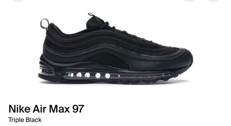 Nike Air Max 97 black 8.5 size