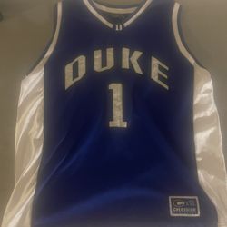 Dark Blue Duke #1 Jersey (NO NAME ON BACK)