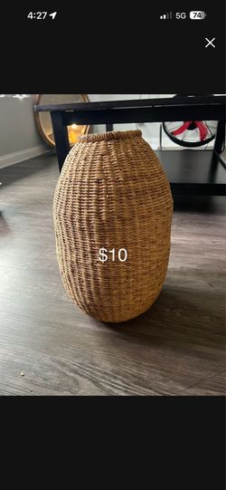 Woven brown basket