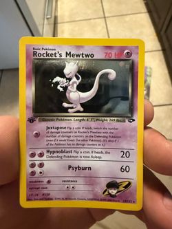First addition team rockets Pokemon card
