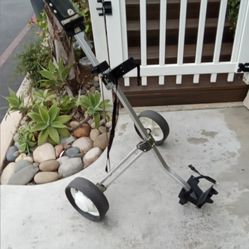 Like New Golf Bag Push Cart