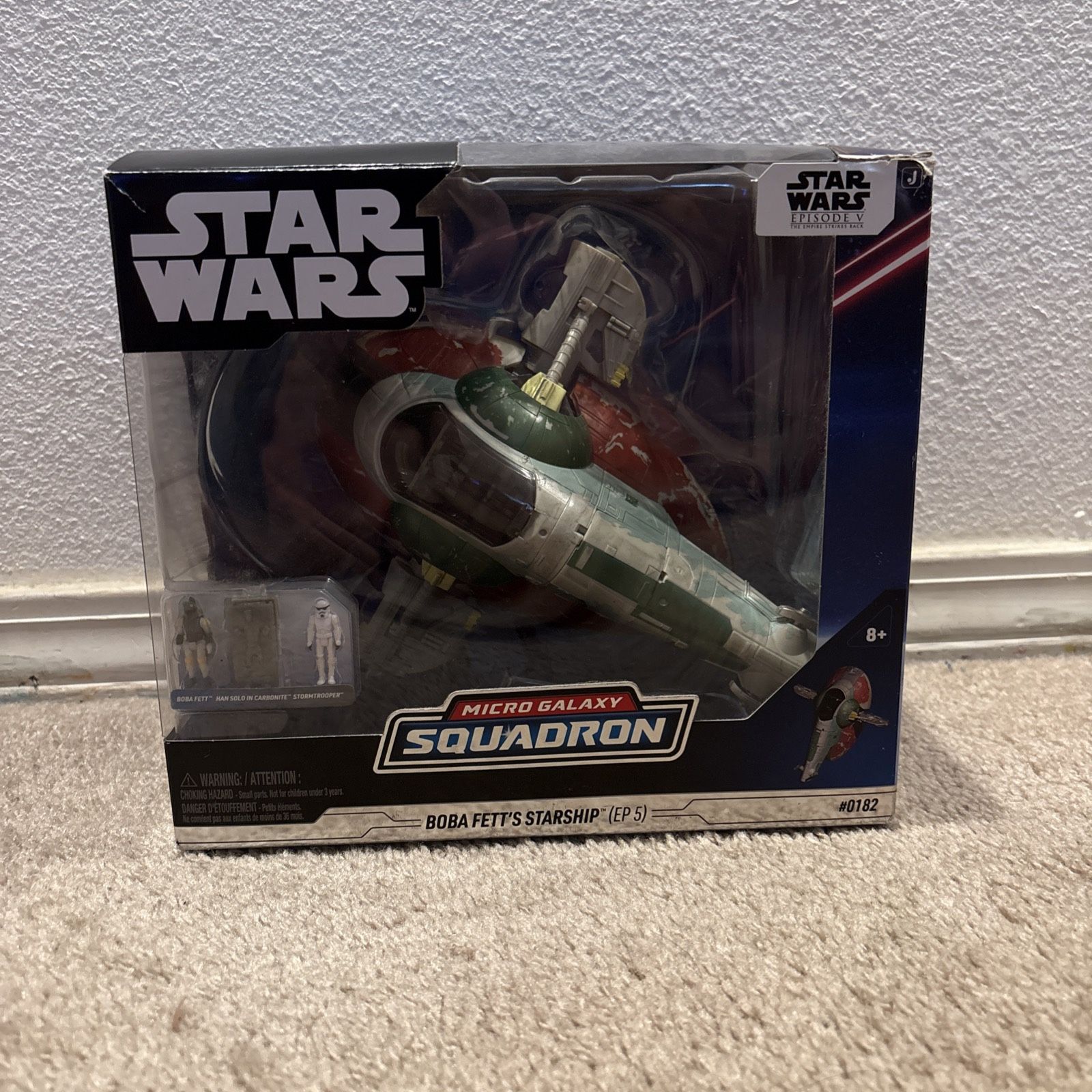 STAR WARS Micro Galaxy Squadron Boba Fett's Starship (Ep 5) 7-Inch Vehicle New