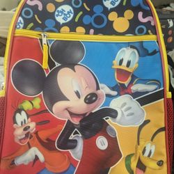 Micky Mouse Disney Backpack School Size