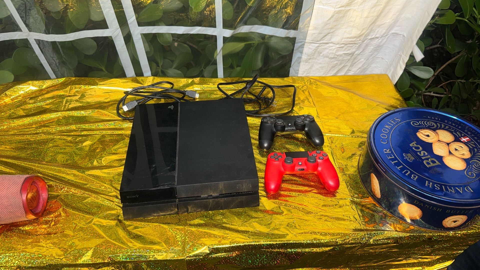 PS4 Console With Two Controllers 