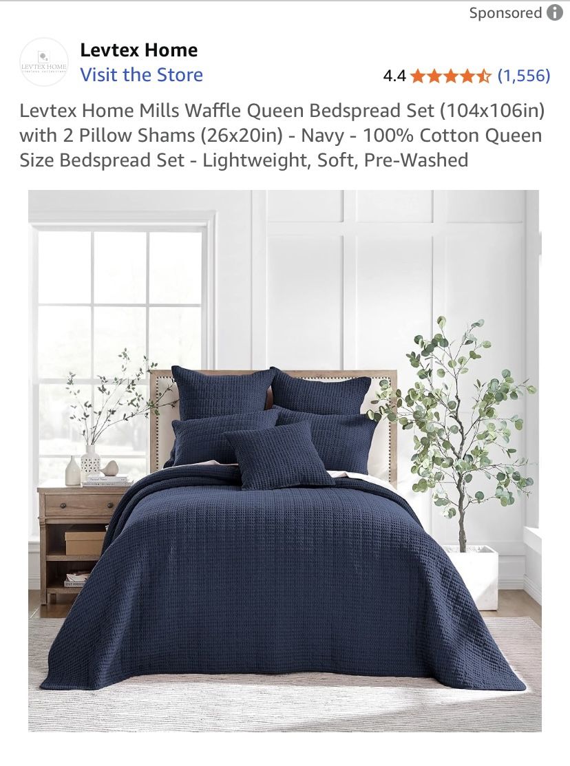 New Queen Quilt Set