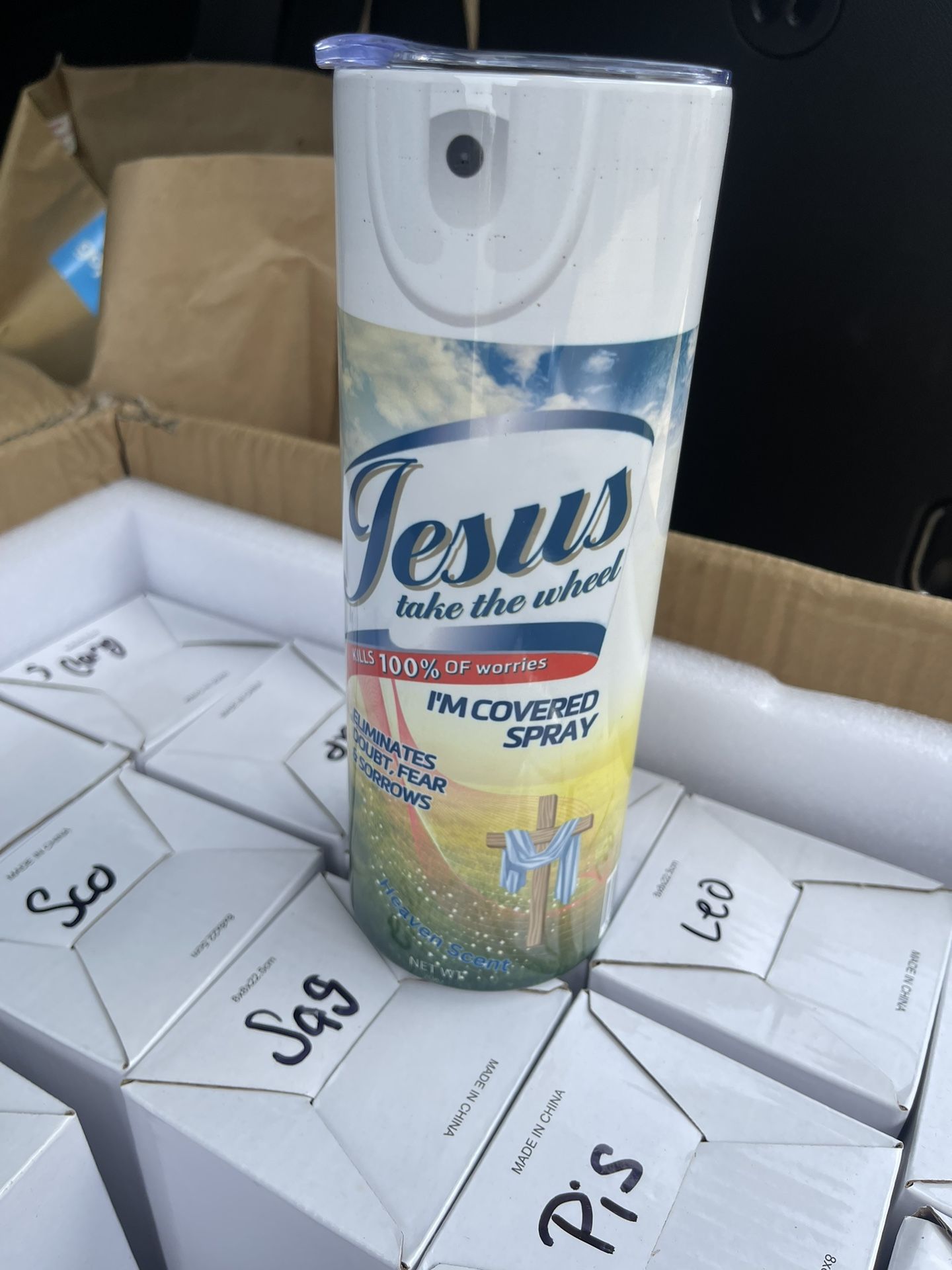 Jesus Take The Wheel 20oz Tumbler