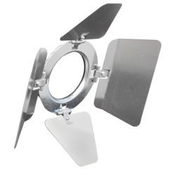 Odyssey LSPAR16BDP Polish Aluminum Barn Door for Par 16 Light Fixtures