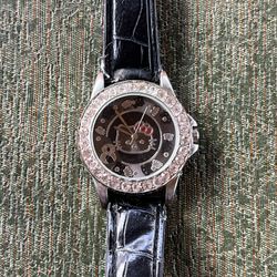 Hello Kitty Bling Watch - Big 8 Dial - Sanrio 9" Strap