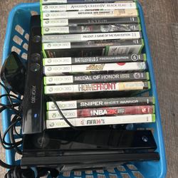 Xbox360 Games And Kinect Sensors Bundle