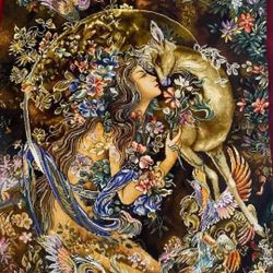 Silk &Wool Persian Rug