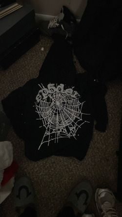 used size M sp5der hoodie