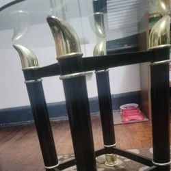 Metal And Glass Table