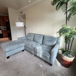 Comfortable Teal Couch For Sale 