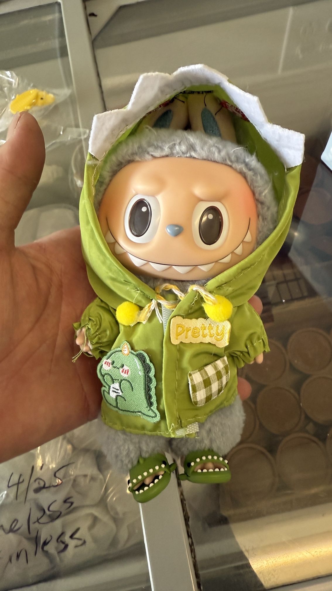 Dino Raincoat For Any Pop Mart Labubu