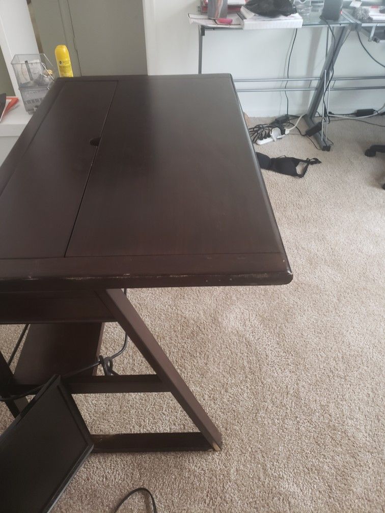 Wooden Modern Computer Desk for Sale in Portsmouth, VA OfferUp