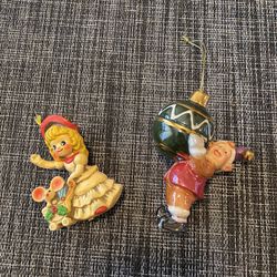Lot Of 2 Vintage Christmas Ornaments #5